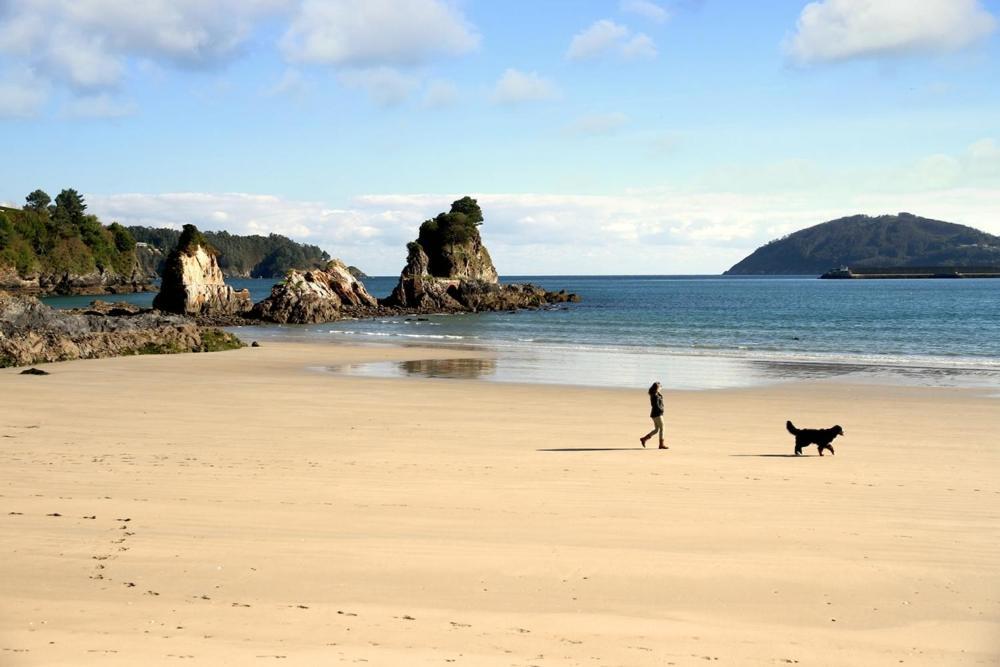 Apt. P/4 En La Playa De Viveiro Esterno foto